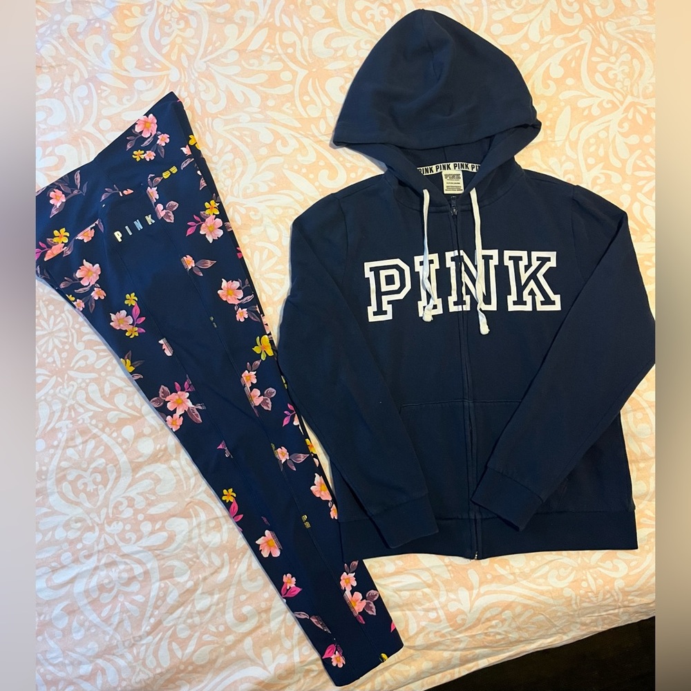 VS PINK Set in Navy Blue!!